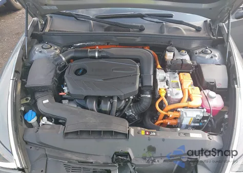 2021 Hyundai Sonata Hybrid Blue from USA, damaged, VIN KMHL24JJ1MA033199